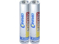 Conrad CE-1694986 Engångsbatteri AAAA Alkalisk 1,5 V 2 styck 500 mAh