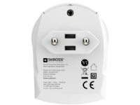 Skross 1.302421, Innendørs, AC, 5 V, 2,4 A, Hvit