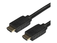 StarTech.com StarTech.com Premium Certified High Speed HDMI 2.0 Cable with Ethernet - 15ft 5m - 3D Ultra HD 4K 60Hz - 15 feet Long HDMI Male to Male Cord (HDMM5MP) - HDMI-kabel med Ethernet - HDMI hann til HDMI hann - 5 m - svart - for P/N: KITBXAVHDPEU, 