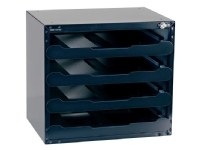 raaco 139328, 4 hyller, Stål, Stål, Blå, 40 kg, 451 mm