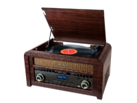 MT-115 DAB, Direktedrevet platespiller, Semi-automatisk, Svart, Tre, Tre, 45 RPM, 33,45,78 RPM