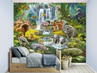 Jungle Eventyr tapet 243 x 305 cm Maling og tilbehør - Veggbekledning - Veggmaleri