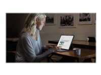 Logitech Slim Folio Pro – Tangentbord och foliefodral – bakgrundsbelyst – trådlös – Bluetooth LE – QWERTY – Nordisk – för Apple 12.9-inch iPad Pro (3:e generationen 4:e generation)