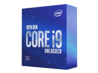 Intel Core i9 10900KF – 3,7 GHz – 10 kärnor – 20 trådar – 20 MB cache – LGA1200 Socket – Box (utan kylare)