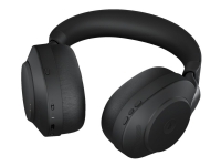 Jabra Evolve2 85 MS Stereo – Headset – fullstorlek – Bluetooth – trådlös kabelansluten – aktiv brusradering – 3,5 mm kontakt – ljudisolerande – svart – Certifierad för Microsoft-teams