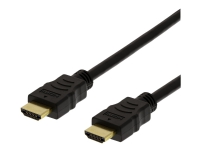 DELTACO HDMI-1060D-FLEX - High Speed - HDMI-kabel med Ethernet - HDMI hann til HDMI hann - 7 m - 4K-støtte PC tilbehør - Kabler og adaptere - Videokabler og adaptere