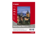 Canon Photo Paper Plus SG-201 – Halvblank – A4 (210 x 297 mm) – 260 g/m² – 20 ark fotopapper – för PIXMA iP3680 MG8250 MP198 MP228 MP245 MP252 MP258 MP476 PRO-1 PRO-10 100  S450