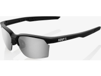 100 % Sport Coupe matt svart HiPER Sølv speillinse Sykling - Klær - Sykkelbriller