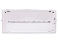 AWEX Emergency lighting fitting EXIT IP65 1W 3h dual task white ETE/1W/CSA/X/WH - ETE/1W/CSA/X/WH Belysning - Innendørsbelysning - Barnelamper