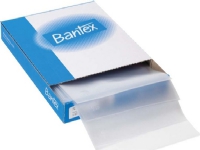 Bantex Crystal støvomslag åpnet fra toppen og venstre side A4 100mic. 100 stk. (400096107)