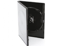 Amaray PUDEŁKO DVD 14MM 2 BLACK GLOSSY SIDE-BY-SIDE PC-Komponenter - Harddisk og lagring - Medie oppbevaring