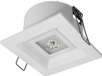 AWEX nødarmatur LOVATO P ECO LED 1W 120lm (valgfritt åpen) 3t enbruks hvit LVPO/1W/ESE/X/WH - LVPO/1W/ESE/X/WH Elektrisitet og belysning - Innendørs belysning - Lysterapi