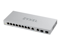 Bilde av Zyxel Xgs1210-12 - Switch - Styrt - 8 X 10/100/1000 + 2 X 100/1000/2.5g + 2 X 1 Gigabit / 10 Gigabit Sfp+ (opplink) - Stasjonær, Veggmonterbar