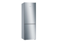 Bilde av Bosch Serie | 6 Kge36aica - Kjøleskap/fryser - Bunnfryser - Bredde: 60 Cm - Dybde: 65 Cm - Høyde: 186 Cm - 308 Liter - Klasse C - Rustfritt Stål