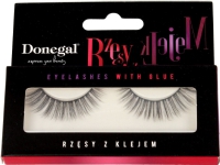 Donegal DONEGAL FAKE EYELASHES with glue – on a strip (4474) 1 pack.