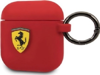 Bilde av Ferrari Ferrari Fesaccsilshre Airpods Deksel Rød/rød Silikon Universal