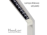 Bilde av Lampa Podłogowa Hankslight Lampa Led,hankslight,stojąca, Alu,1200*2146mm,up21w/down36w,4000k