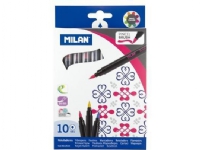 Bilde av Milan Felt-tip Pens With Brush 10 Colors - Wikr-995792