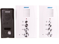 Orno Z enfamilieintercom med intercom, håndsettfri, hvit, ELUVIO INTERCOM OR-DOM-RE-920/W - OR-DOM-RE-920/W Huset - Sikkring & Alarm - Adgangskontrollsystem