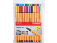 Stabilo Pen 30 Farger ass. farge Skriveredskaper - Fiberpenner & Finelinere - Fine linjer