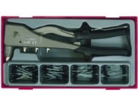 Teng Tools Nitteværktøj med løftestang og nitte i 81 dele (TTHR81)