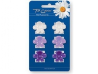 Top Choice Pegs purple flowers 6 pcs 24160