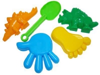 Wader szufelka + foremki (dinosaur) med worku - 35684