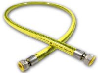 Mora GAS CABLE PVC braid F1/2-F1/2 L-750 with two swivel nuts Rørlegger artikler - Rør og beslag - Gass fittings