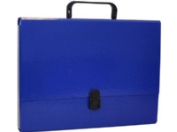 Staples Briefcase office products with handle 50mm navy blue