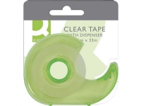 Q-Connect Office tape with dispenser 19mm, 33m, mix of colors Kontorartikler - Teip & Dispensere - Kontorteip
