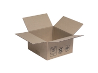 Standardkasse, 1-lag, 200 x 200 x 110 mm, bundt a 25 stk. Papir & Emballasje - Emballasje - Esker