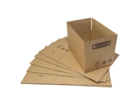 Standardkasse, 1-lag, 400 x 300 x 270 mm, bundt a 25 stk. Papir & Emballasje - Emballasje - Esker