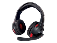 Headphones with microphone Esperanza EGH370 Stryker for gamers black and red