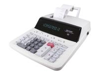 Sharp CS-2635RH - Utskriftskalkulator - VFD - 12 sifre - batteri, AC-adapter - grå Kontormaskiner - Kalkulatorer - Tabellkalkulatorer