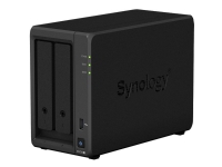 Synology Disk Station DS720+ – NAS-server – 2 fack – RAID 0 1 JBOD – RAM 2 GB – Gigabit Ethernet – iSCSI support