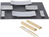 Utmerket husholdningsutstyr for servering av snacks og universelle SUSHI-forretter
