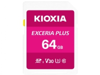 Bilde av Kioxia Exceria Plus - Flashhukommelseskort - 64gb - Video Class V30 / Uhs-i U3 / Class10 - Sdxc Uhs-i
