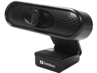 Sandberg USB Webcam 1080P HD - Nettkamera - farge - 2 MP - 1920 x 1080 - 1080p - lyd - USB 2.0 PC tilbehør - Skjermer og Tilbehør - Webkamera