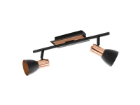 EGLO BARNHAM spot rail 2L black/copper