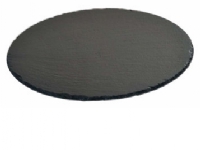 Kesper 38112, Skiferplate, Sort, Rund, 35,5 cm, 7 mm, 1 stykker