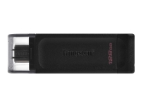 Kingston DataTraveler 70 – USB flash-enhet – 128 GB – USB-C 3.2 Gen 1