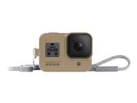 GoPro - Beskyttelsesmuffe for handlingskamera - silikon - sand - for HERO8 Black Foto og video - Videokamera - Tilbehør til actionkamera