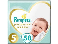 Pampers Premium Care Bleier 5, 11-16 kg, 58 stk.