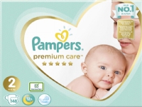 Bilde av Pampers Premium Care 2 Bleier, 4-8 Kg, 148 Stk.