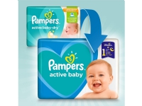 Bleier Pampers Active Baby 4+ Str, 10-15 kg, 120 stk. Helse - Personlig pleie - Bleier