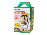 Fujifilm Instax Mini - Hurtigvirkende fargefilm - instax mini - ISO 800 - 10 eksponeringer - 2 kassetter Foto og video - Foto- og videotilbehør - Diverse