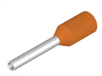 Weidmüller H0.5/14 OR SV, Pinterminal, Rett, Metallisk, Oransje, 0,5 mm², 1,4 cm, 1 cm PC tilbehør - Nettverk - Diverse tilbehør
