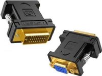 Ugreen DVI-I - D-Sub (VGA) AV-adapter svart (UGR305BLK) PC tilbehør - Kabler og adaptere - Videokabler og adaptere