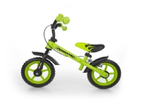 Milly Mally Dragon Z Hamulcem, Bysykkel, Barn, Unisex, Stål, Sort, Grønn, 25,4 cm (10)