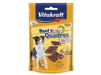 Bilde av Vitakraft Beef Stick Quadros, Universell, Alle Hunderaser, Storfekjøtt, Ost, 70 G